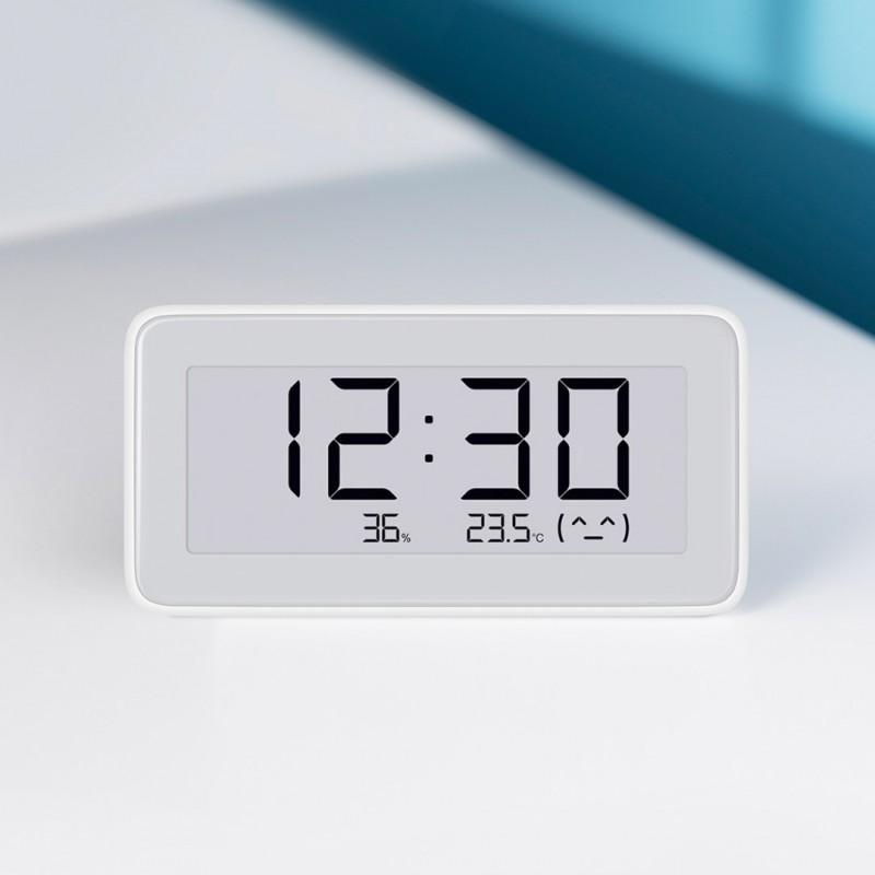 Часы с датчиком температуры и влажности E-ink  ("жидкие чернила") Xiaomi Mijia Temperature And Humidity Electronic Watch